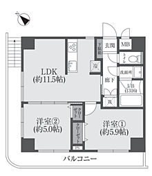 物件画像 秀和新川アネックス