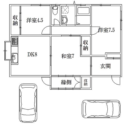 間取り 泉南市信達市場116-256