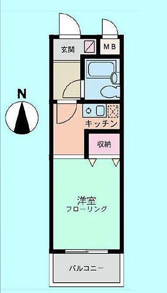 ガーデンプレイス伍番館 108｜神奈川県横浜市磯子区杉田５丁目(賃貸マンション1K・1階・19.84㎡)の写真 その2