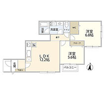 東京都新宿区高田馬場1丁目（賃貸アパート2LDK・1階・57.49㎡） その2