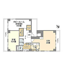 東京都目黒区上目黒3丁目（賃貸マンション2LDK・9階・134.43㎡） その2