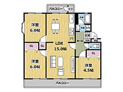 物件画像 横尾4団地77号棟　1階部分