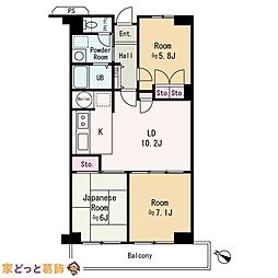 間取図画像 3LDK