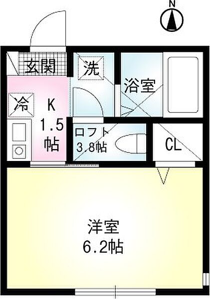 神奈川県横須賀市田浦町３丁目(賃貸アパート1K・1階・19.56㎡)の写真 その2