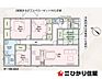 間取り：LDK隣接の和室はリビングの一部としても、客間としても使えてとても便利です