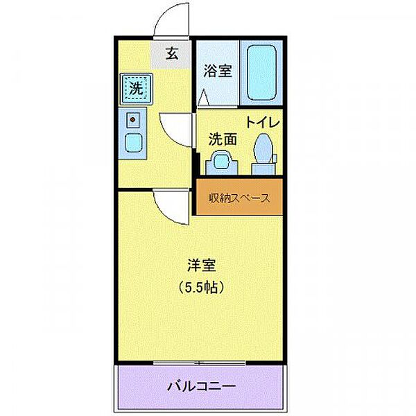 レジデンスウエスト淵野辺 202｜神奈川県相模原市中央区共和1丁目(賃貸アパート1K・2階・18.29㎡)の写真 その2