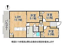 間取図画像 3LDK