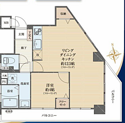 間取図画像 1LDK
