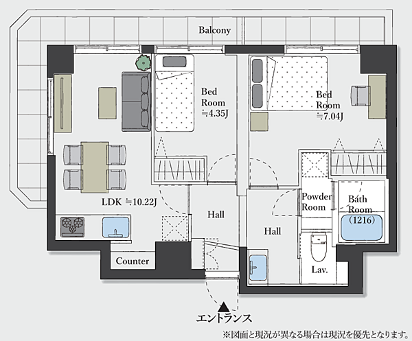 間取りを拡大表示