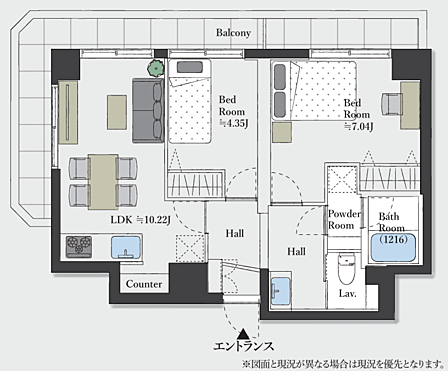 南向き・角住戸で採光・通風良好です。各居室収納充実の住まい