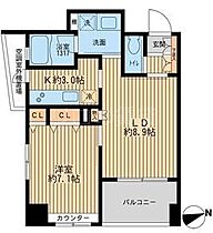 東京都品川区平塚1丁目（賃貸マンション1LDK・4階・45.13㎡） その2