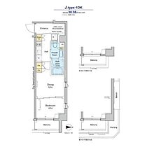 東京都品川区南品川6丁目（賃貸マンション1DK・2階・30.38㎡） その2