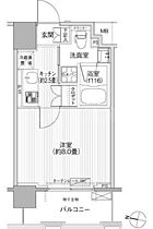 東京都品川区南品川5丁目3-13（賃貸マンション1K・7階・25.53㎡） その2