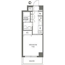 東京都大田区萩中1丁目（賃貸マンション1K・3階・25.50㎡） その2