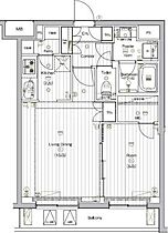 東京都品川区西品川2丁目2-25（賃貸マンション1LDK・5階・44.10㎡） その2