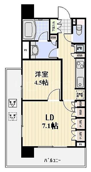 東京都大田区大森西2丁目(賃貸マンション1LDK・11階・38.43㎡)の写真 その2