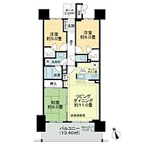 東京都大田区大森南3丁目（賃貸マンション3LDK・5階・70.06㎡） その2