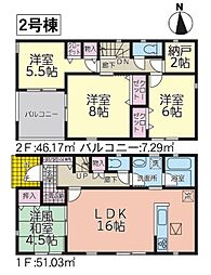 物件画像 白河市久田野第13　新築分譲住宅　全2棟