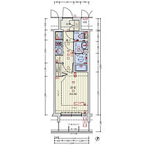 スワンズシティ新大阪ヴィーヴォ  ｜ 大阪府大阪市淀川区木川西3丁目（賃貸マンション1K・8階・22.41㎡） その2