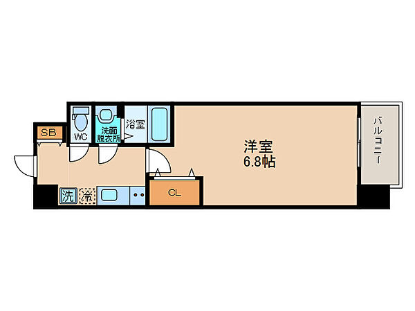 フォーリアライズ弁天町クロス ｜大阪府大阪市港区弁天4丁目(賃貸マンション1K・10階・23.10㎡)の写真 その3