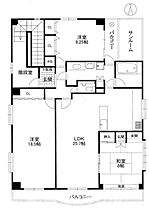 兵庫県西宮市市庭町（賃貸マンション3LDK・3階・130.00㎡） その2