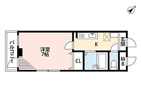 セイント・ブレアーII  ｜ 兵庫県西宮市今津山中町（賃貸マンション1K・3階・23.00㎡） その2