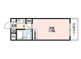 サンロイヤル鳴尾  ｜ 兵庫県西宮市鳴尾町1丁目（賃貸マンション1R・3階・17.68㎡） その2