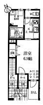 兵庫県西宮市里中町3丁目（賃貸アパート1K・1階・22.24㎡） その2