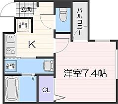 兵庫県西宮市平木町（賃貸マンション1K・2階・25.38㎡） その2