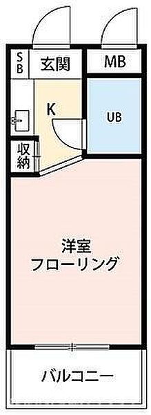 ハイツシャローム ｜兵庫県西宮市鳴尾町3丁目(賃貸マンション1R・6階・18.00㎡)の写真 その2