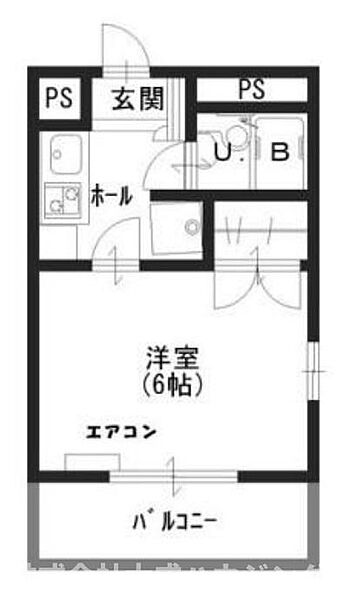 ふたばマンション ｜兵庫県西宮市西田町(賃貸マンション1R・2階・24.00㎡)の写真 その2