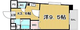 兵庫県西宮市甲子園七番町（賃貸マンション1K・5階・31.15㎡） その2