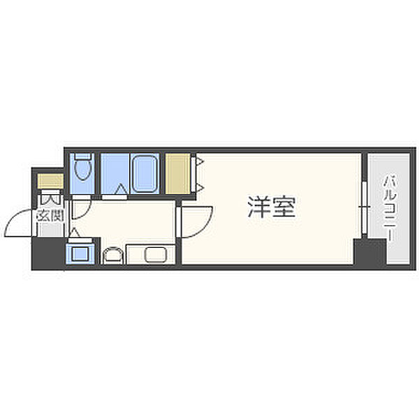 プレサンス本町プライム 804｜大阪府大阪市中央区瓦町1丁目(賃貸マンション1K・8階・22.00㎡)の写真 その2