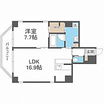 大阪府大阪市中央区船越町2丁目（賃貸マンション1LDK・11階・56.15㎡） その2