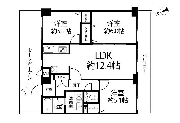 間取りを拡大表示
