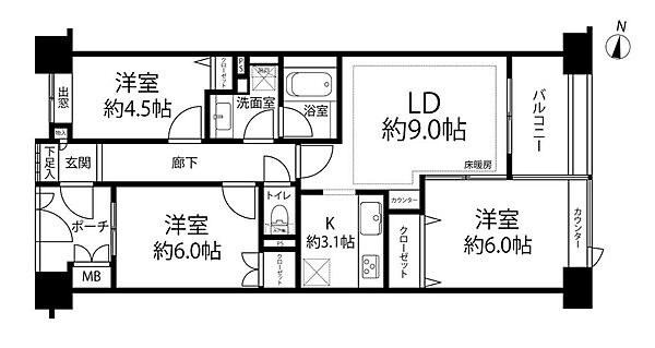 間取りを拡大表示