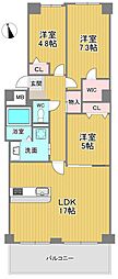 エスペランス幸陽台 3LDKの間取図画像