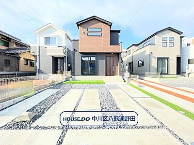 外観：【助光エリア】新築戸建て全3棟が登場です◎近鉄名古屋線/伏屋駅まで徒歩6分◎2024年12月完成◎