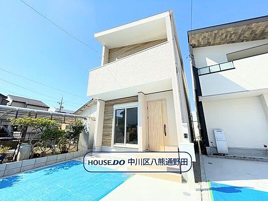 外観 名古屋市中川区打中2丁目　全2棟　B棟　新築一戸建て