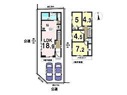Terrechez名古屋市中川区野田2期　全1棟　新築戸建て