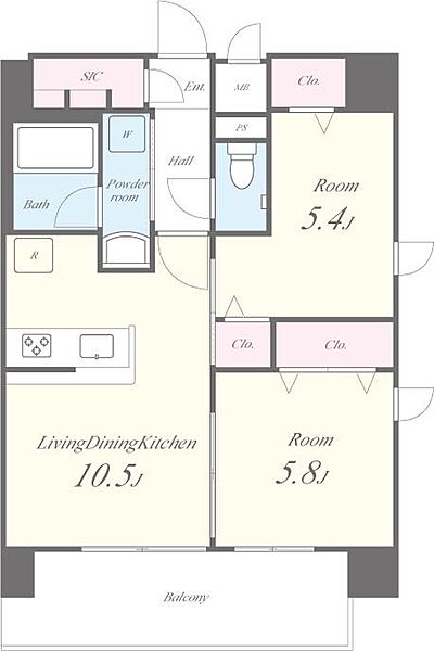 グランレーヴ東尾久 1201｜東京都荒川区東尾久３丁目(賃貸マンション2LDK・12階・52.66㎡)の写真 その2