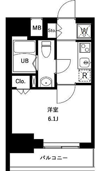 アーバンパークお花茶屋 1003｜東京都葛飾区宝町１丁目(賃貸マンション1K・10階・21.28㎡)の写真 その2