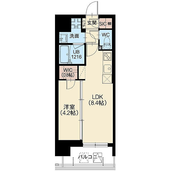 スプランディッド南千住DUE 302｜東京都台東区清川２丁目(賃貸マンション1LDK・3階・31.50㎡)の写真 その2