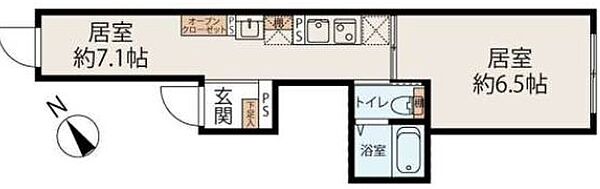 アリビオ千石 401｜東京都文京区千石２丁目(賃貸マンション1DK・4階・27.39㎡)の写真 その2