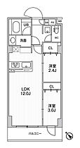 ドゥーエ曳舟 409 ｜ 東京都墨田区東向島３丁目15-12（賃貸マンション2LDK・4階・40.92㎡） その2