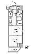 シーフォルム浅草II(SYFORME浅草II) 1002 ｜ 東京都台東区浅草３丁目3-4（賃貸マンション2K・10階・25.48㎡） その2