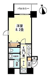 ガーラプレイス新宿御苑 1Kの間取図画像