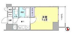 MAINSTAGE市ヶ谷曙橋 1Kの間取図画像