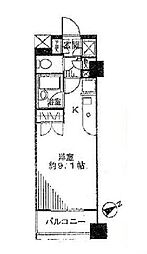 ジェイパーク代々木 ワンルームの間取図画像