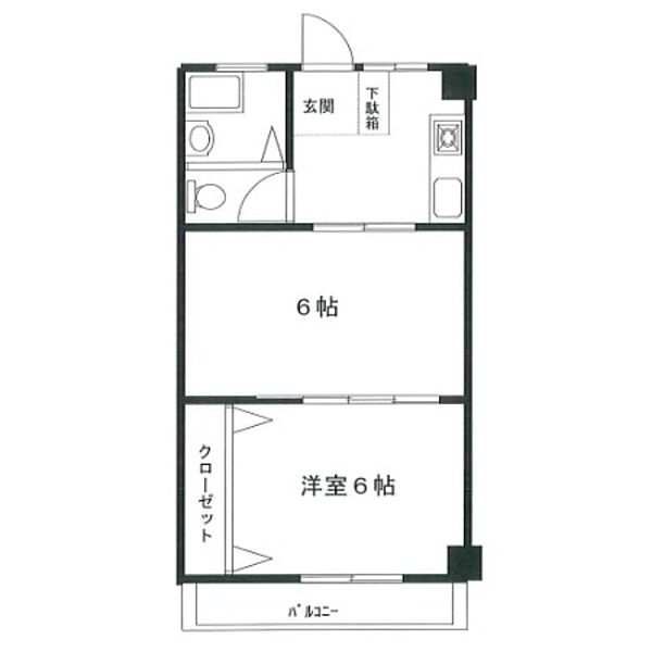 新宿MKビル 1002｜東京都新宿区新宿１丁目(賃貸マンション2K・10階・36.46㎡)の写真 その2